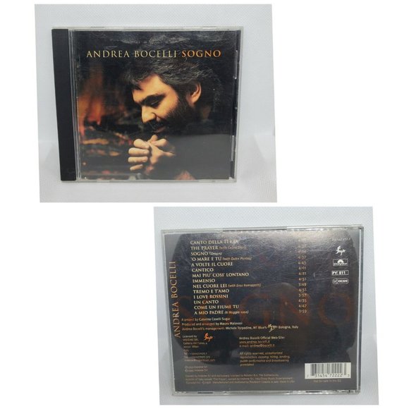 Sogno Audio CD By Andrea Bocelli Mint Condition - Picture 2 of 3